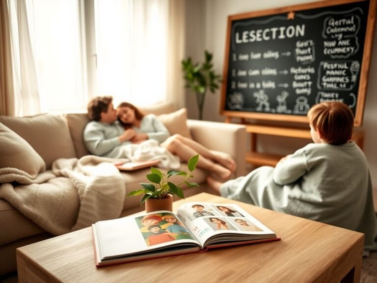 Flick International A warm, cozy family living room setting showcasing nurturing elements.