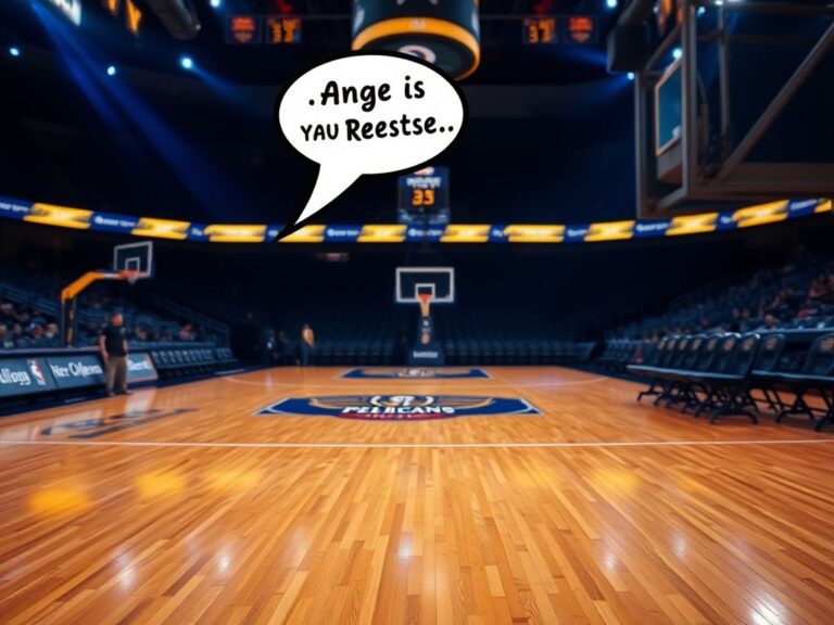 Flick International Tense basketball court scene featuring empty sideline space after Draymond Green's confrontation