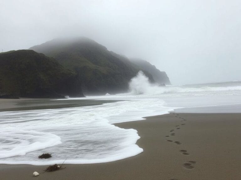 Flick International Dramatic coastal scene at Garrapata State Beach with towering waves