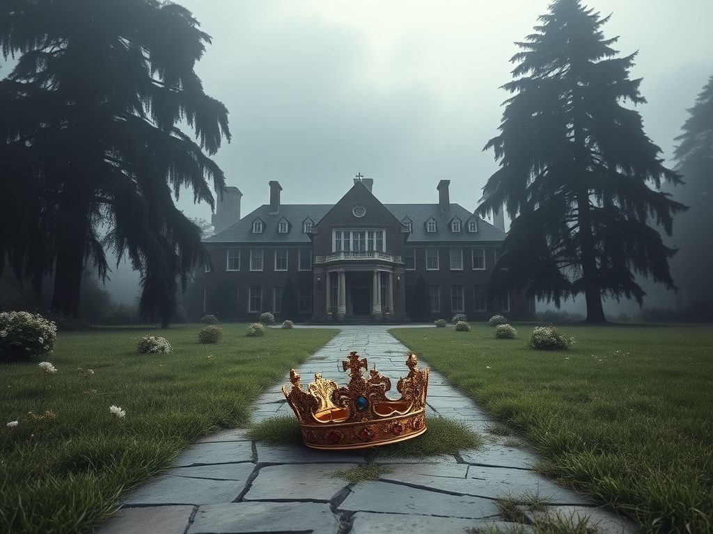 Flick International Overgrown Royal Lodge mansion reflecting turmoil and neglect