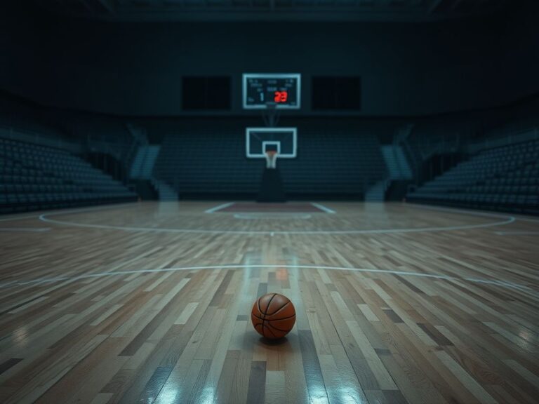 Flick International Abandoned basketball court symbolizing the consequences of point-shaving