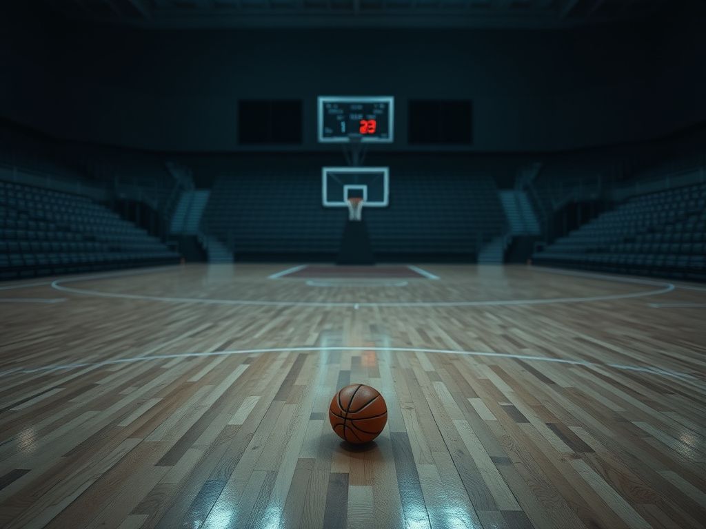 Flick International Abandoned basketball court symbolizing the consequences of point-shaving