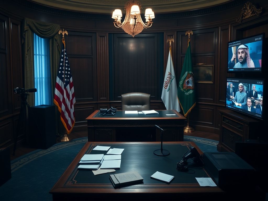 Flick International Tense exchange in the Oval Office between President Trump and Saudi Crown Prince Mohammed bin Salman.