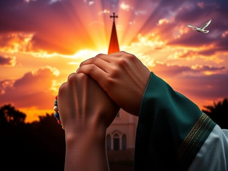 Flick International Intertwined hands symbolizing unity and cultural heritage for religious freedom