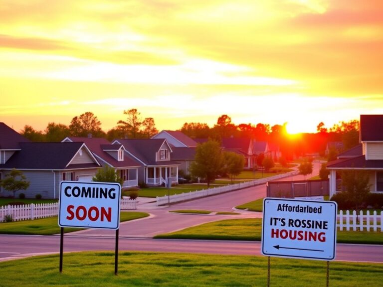 Flick International Vibrant suburban neighborhood at sunset with single-family homes and manicured lawns