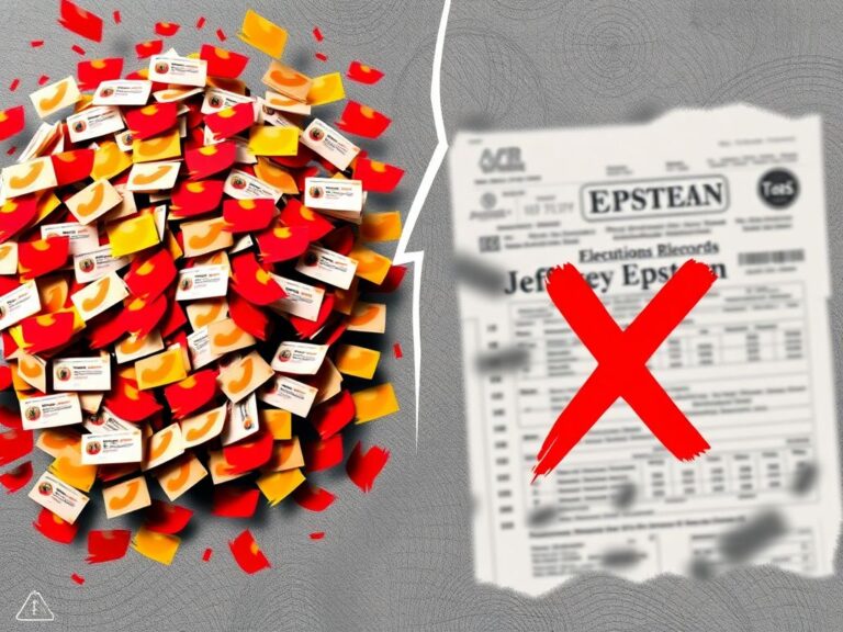 Flick International A chaotic social media feed illustrating backlash against false Epstein claims