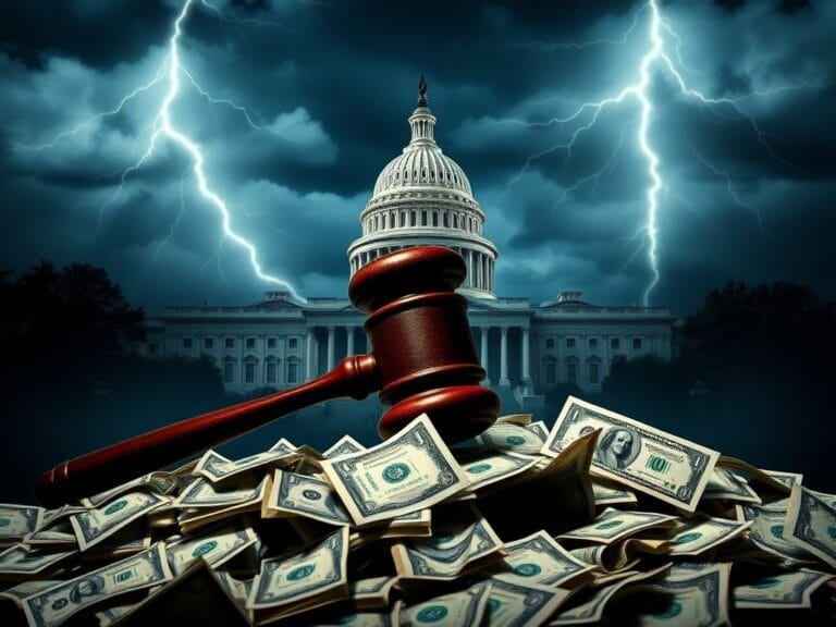 Flick International Stormy U.S. Capitol backdrop symbolizing political tension