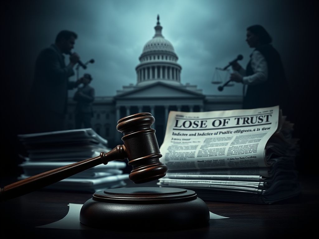 Flick International Dramatic courtroom scene featuring a judge’s gavel and legal documents