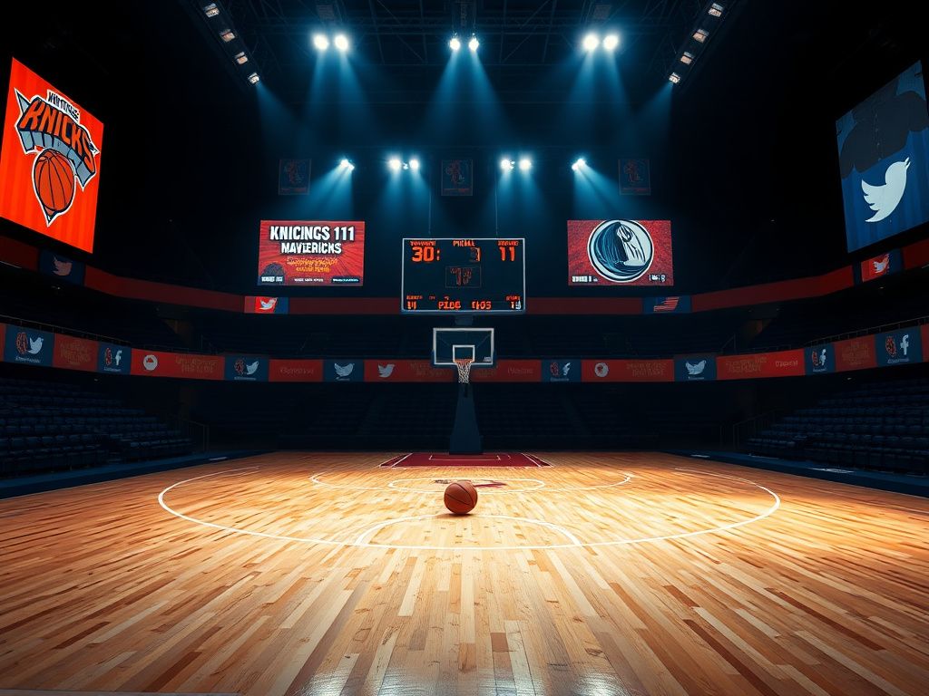 Flick International Dramatic basketball court scene highlighting the aftermath of a tense game