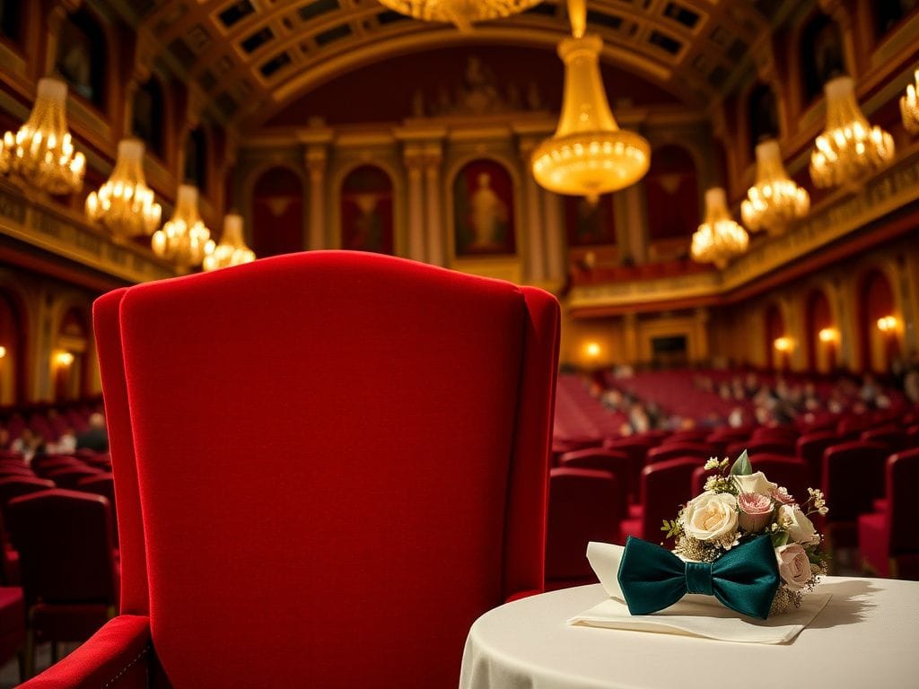 Flick International Kate Middleton and Prince William in glamorous velvet attire at the Royal Albert Hall