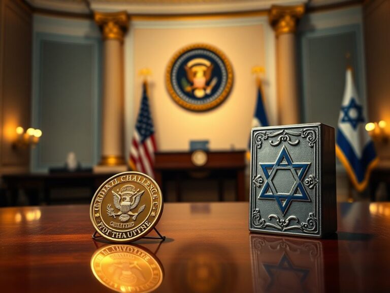 Flick International Ceremony in the White House featuring freed Israeli hostages with Trump