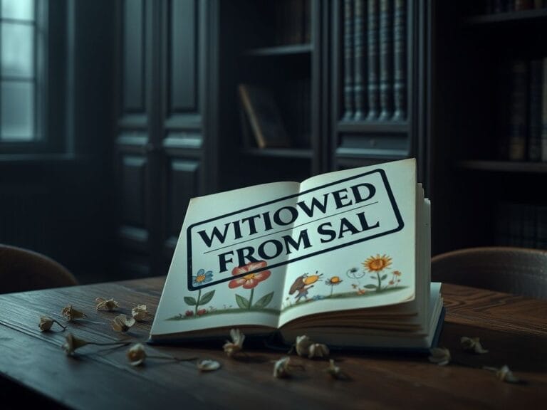 Flick International A closed children's book with whimsical illustrations, marked 'Withdrawn from Sale'