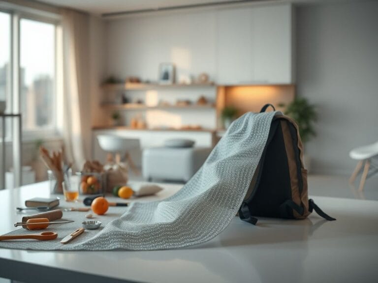 Flick International close-up view of ultra-thin, flexible fabric resembling human muscle fibers