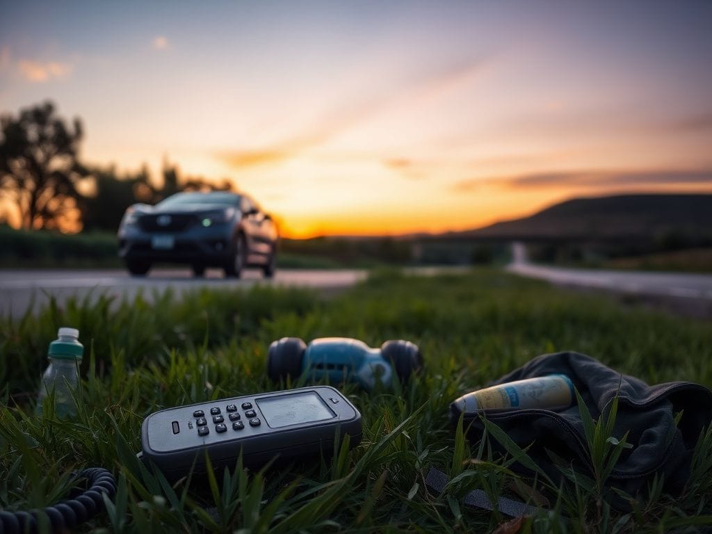 Flick International Stranded motorist receiving help from Justin Bieber on a rural highway