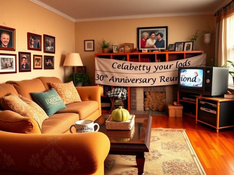 Flick International Cozy living room setting from 'Everybody Loves Raymond' sitcom with nostalgic decor