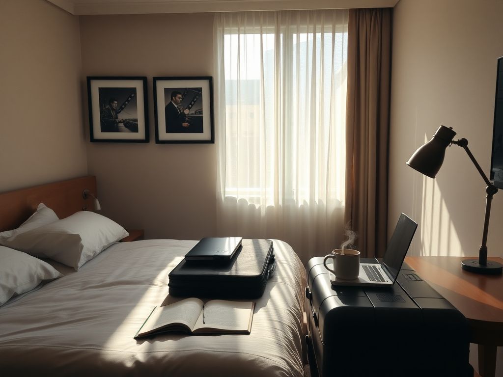 Flick International A cozy hotel room reflecting comfort amidst uncertainty