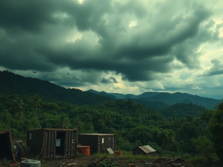 Flick International Dense jungles and rugged terrain of Venezuela symbolizing drug trafficking threats