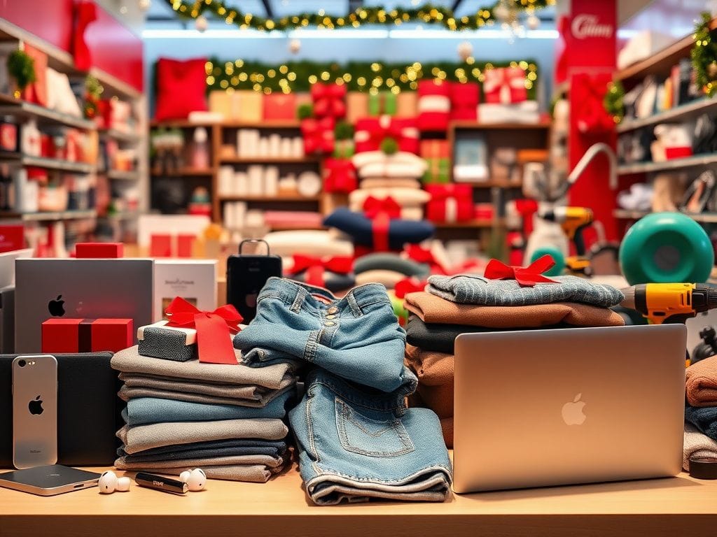 Flick International A vibrant online shopping scene featuring discounted Apple electronics and Levi's denim during Cyber Monday