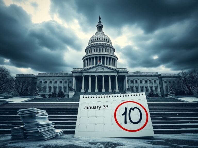 Flick International U.S. Capitol building under a wintery sky with storm clouds, symbolizing legislative urgency