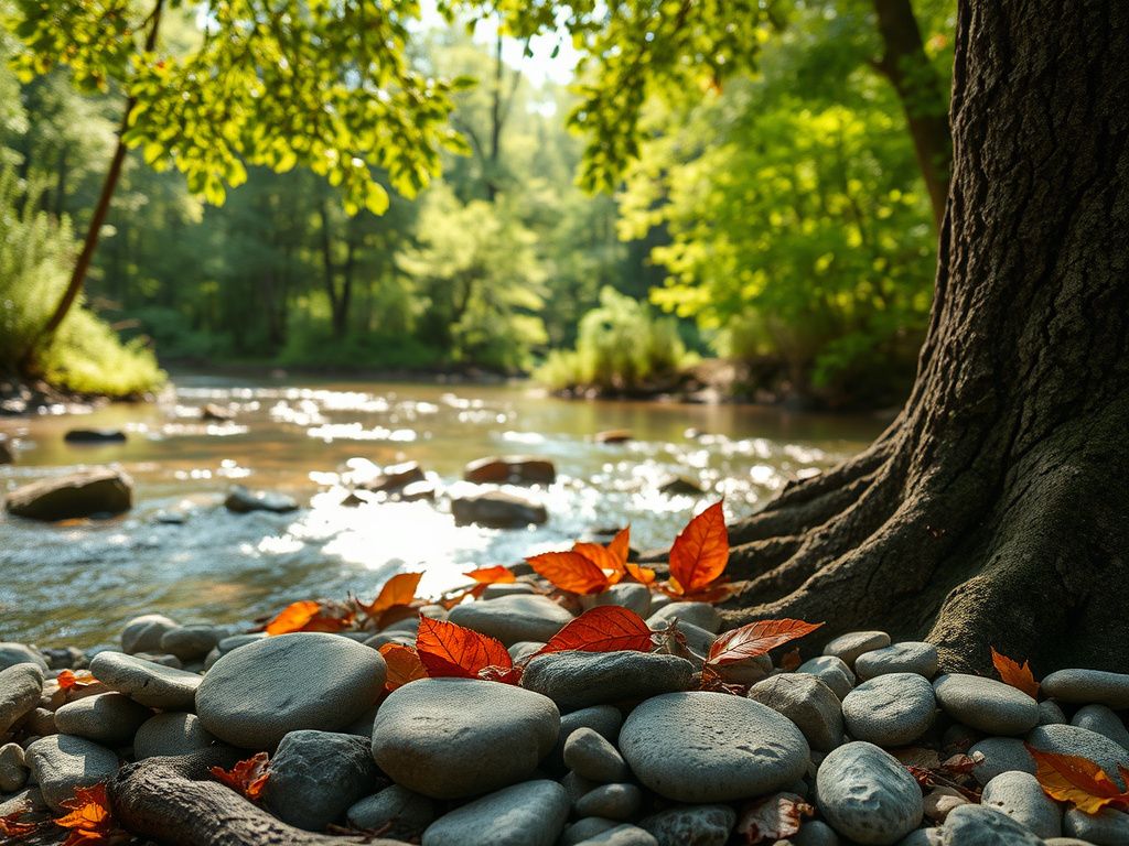 Flick International A serene forest landscape symbolizing the beauty of aging and nature's imperfections