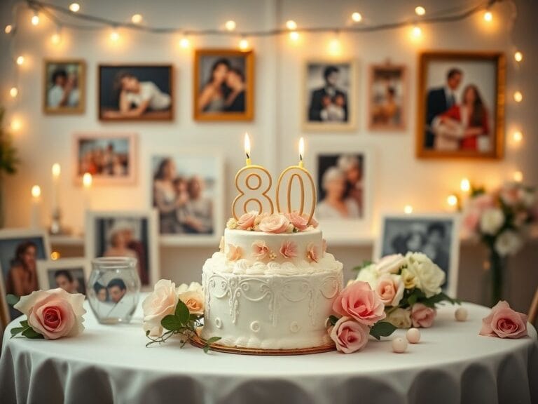 Flick International Elegant birthday table setting for Jaclyn Smith's 80th birthday celebration
