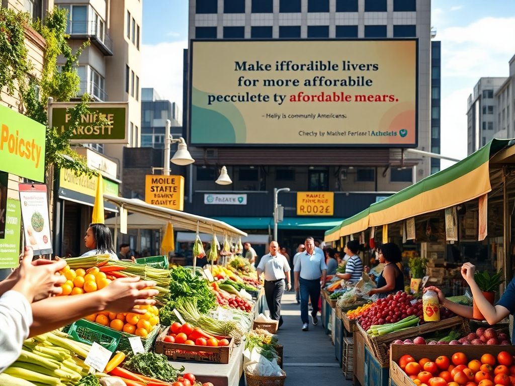 Flick International Vibrant community market showcasing fresh produce and local goods