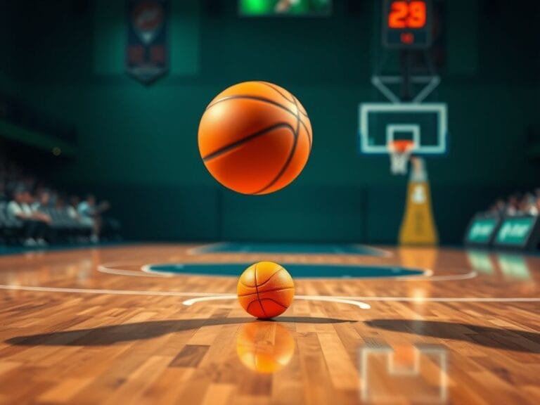 Flick International Desmond Bane swatting a basketball off Onyeka Okongwu's head during a game.