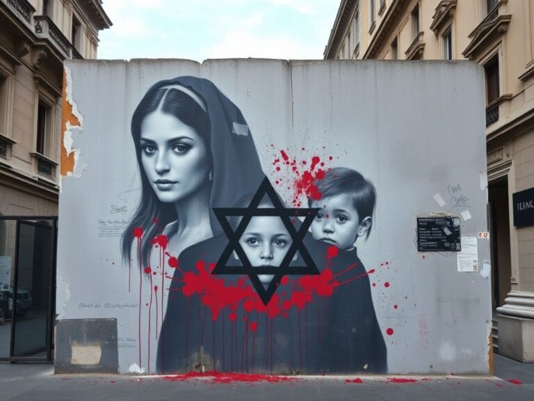 Flick International Mural in Milan defaced with obscured Star of David