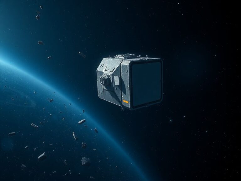 Flick International Chinese astronauts' return capsule damaged by space debris near the Tiangong space station in orbit