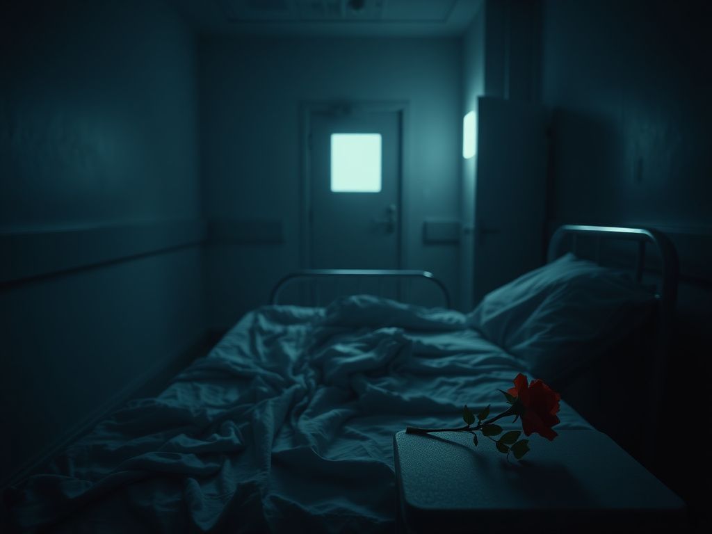 Flick International somber empty hospital bed symbolizing loss and absence