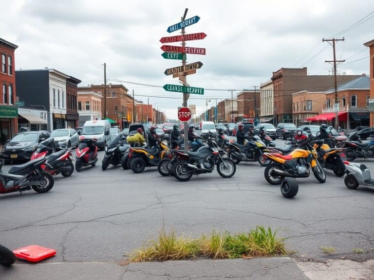 Flick International A chaotic street takeover in Fall River with motorcycles and ATVs blocking traffic