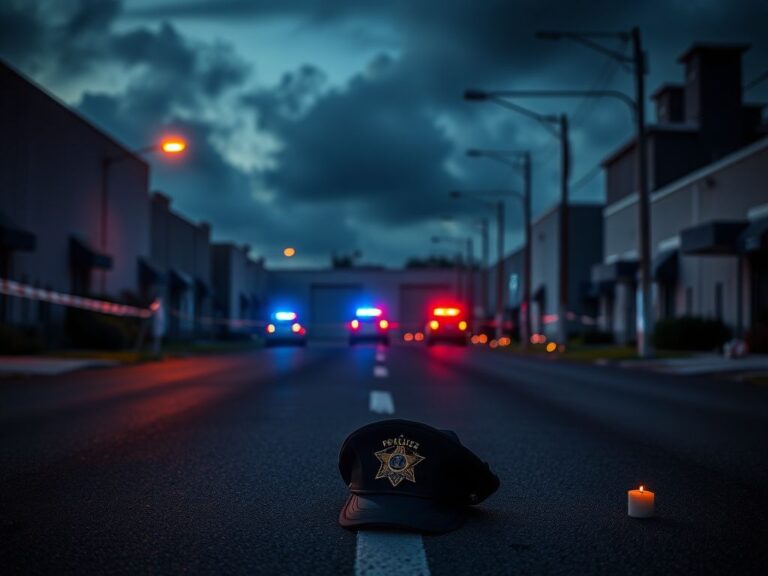 Flick International A police scene in Miami-Dade, showcasing emergency vehicles and police tape.