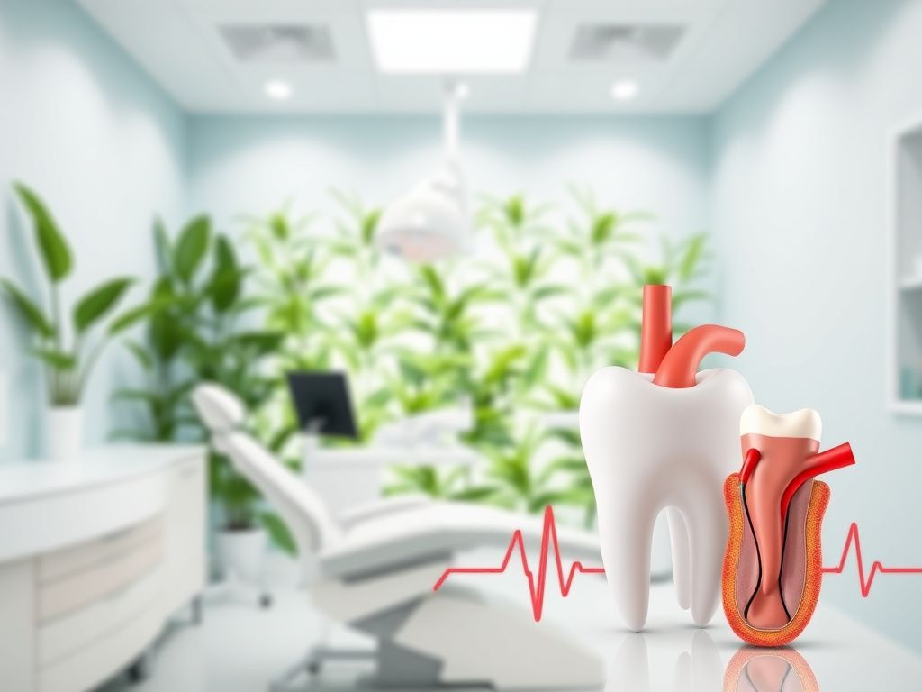 Flick International A serene dental clinic interior with a modern dental chair and lush green plants, symbolizing health and vitality