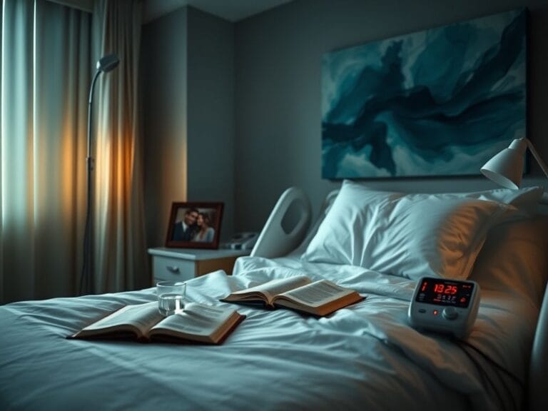 Flick International A hospital room scene depicting an empty hospital bed with a heart monitor in the background, symbolizing recovery and hope.