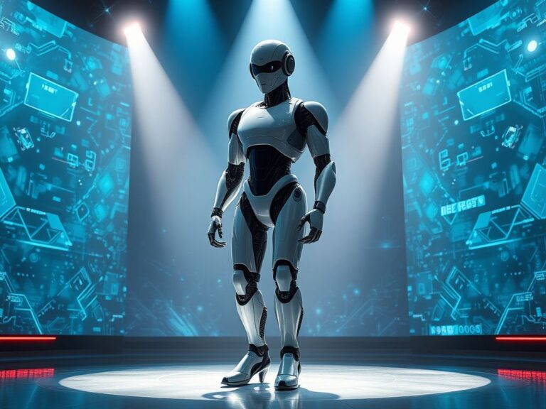 Flick International Xpeng's lifelike humanoid robot showcased on a dynamic stage