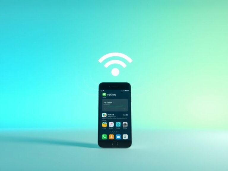 Flick International Minimalist smartphone landscape showcasing app icons and Wi-Fi symbol for battery saving