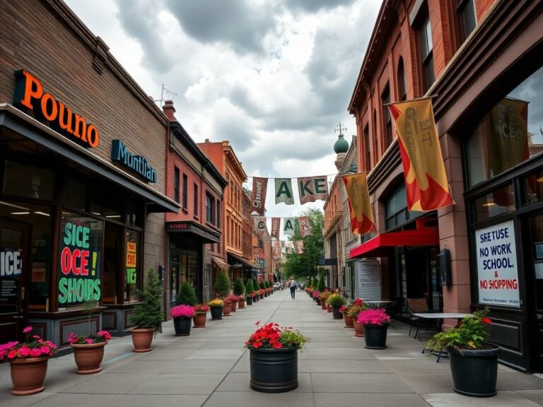 Flick International A street scene in downtown Minneapolis during an economic blackout protest against ICE enforcement