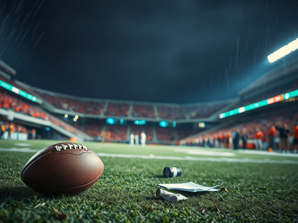 Flick International Dramatic scene capturing the aftermath of a sports altercation after a tense game