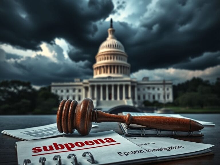 Flick International U.S. Capitol building under dark storm clouds symbolizing political turmoil and tension
