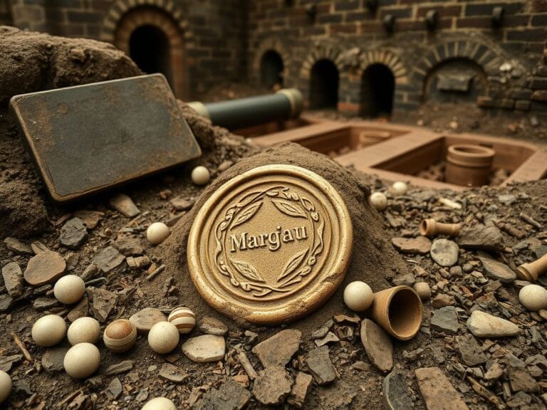 Flick International Excavated ceramic wine seal and Victorian children's marbles found in East London