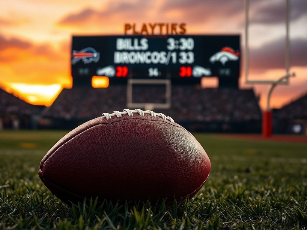 Flick International Close-up of a football lying on the ground on a playoff field