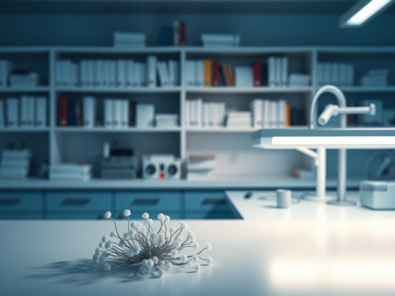 Flick International A modern laboratory workspace showcasing advanced biomedical research tools without fetal tissue.