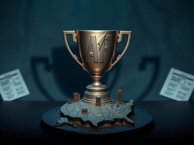 Flick International Metallic trophy showcasing futuristic design for Trump's FBI probe celebration