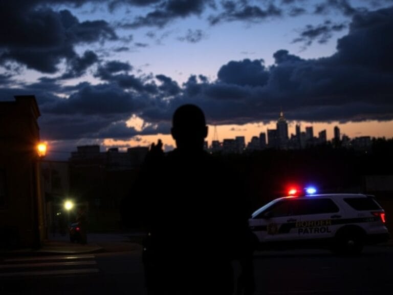 Flick International Dramatic nighttime scene in Minneapolis highlighting law enforcement response to a shooting