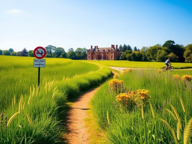Flick International Scenic view of Windsor Great Park highlighting the lush landscape and Forest Lodge