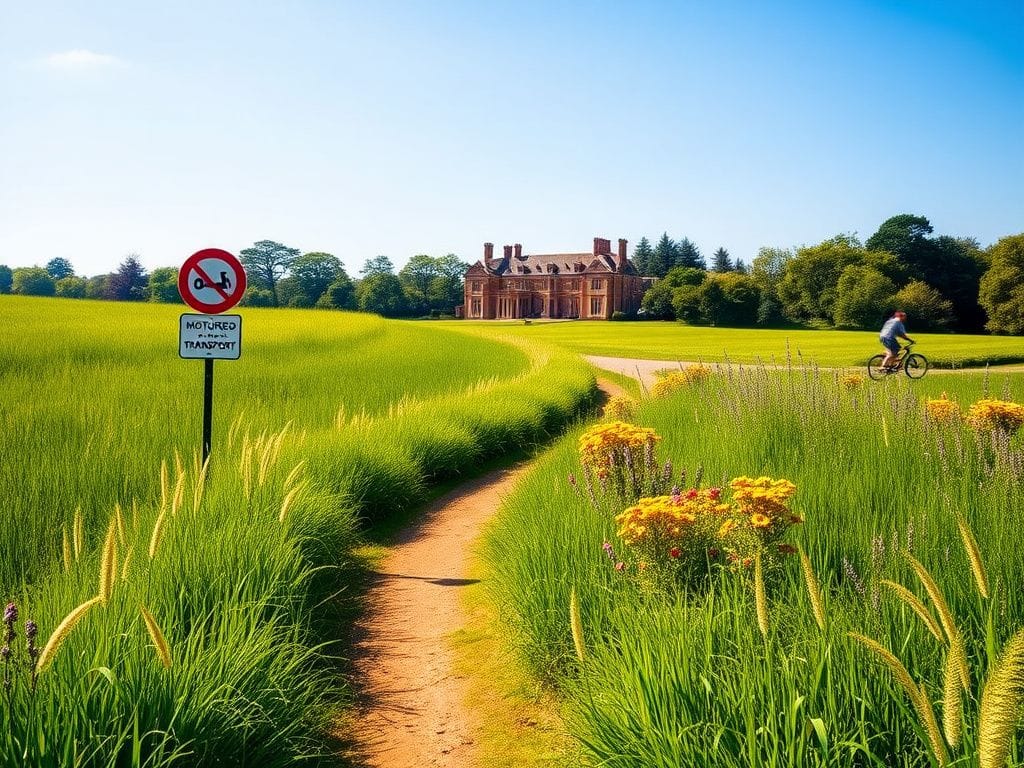 Flick International Scenic view of Windsor Great Park highlighting the lush landscape and Forest Lodge
