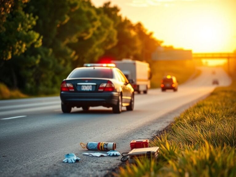 Flick International Emergency vehicles responding to a medical crisis on Interstate 275