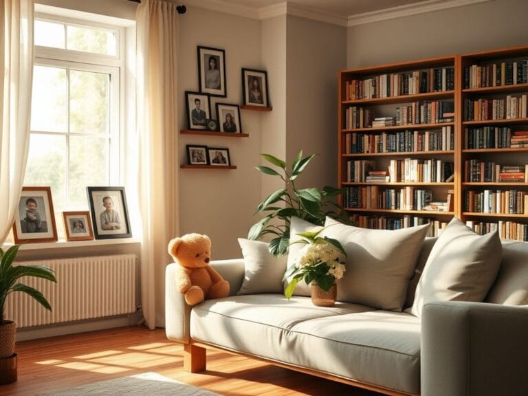 Flick International Cozy living room setting symbolizing thoughtful parenting and privacy