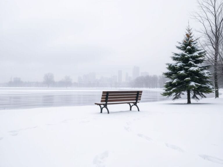Flick International Serene winter landscape in Minneapolis depicting resilience amidst tension