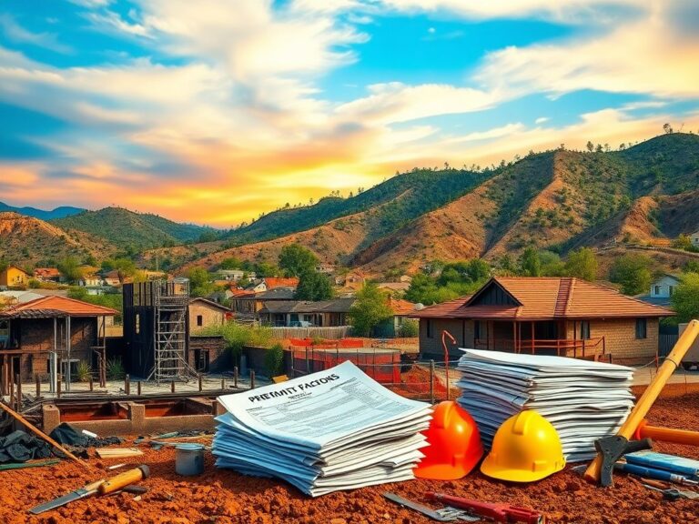 Flick International Partially rebuilt neighborhood in Los Angeles post-wildfires